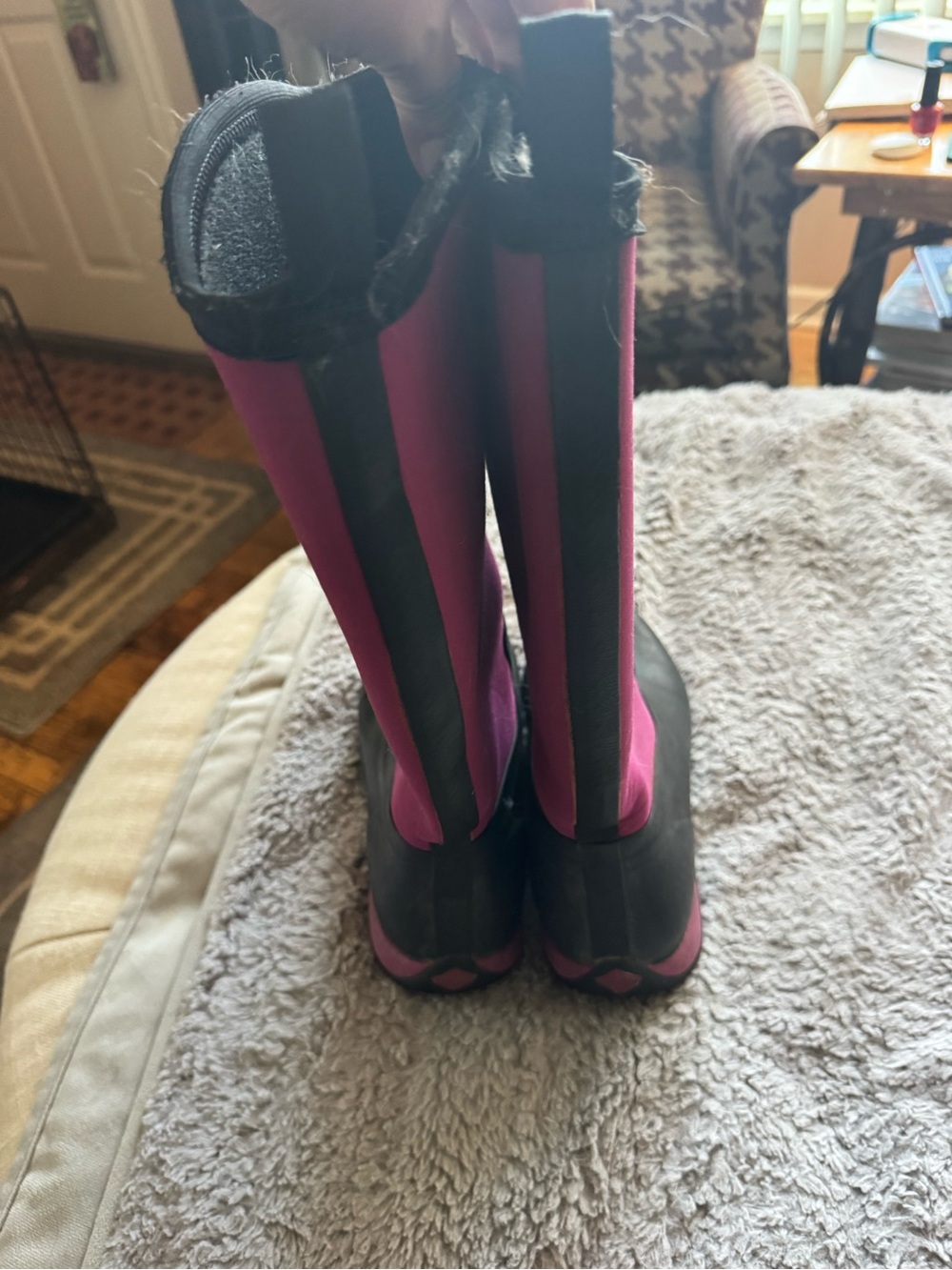 MUCK BOOTS Women's Pink Waterproof Knee High Boots Size 10 - Picture 5 of 13